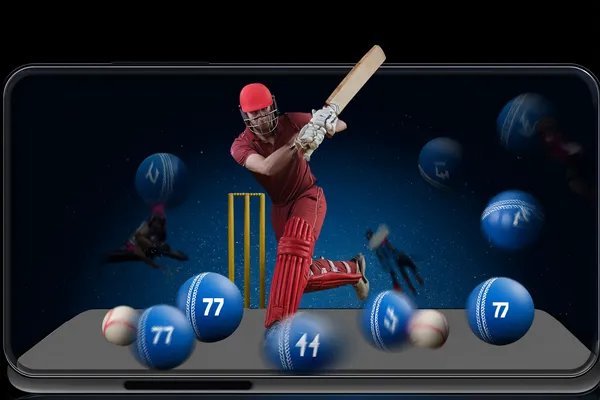 একজন পুরুষ তার ল্যাপটপে মনোযোগ দিয়ে কাজ করছেন, ব্যাকগ্রাউন্ডে লাইভ স্ট্যাটস — যা 99BA মোবাইল অ্যাপের স্পোর্টস ও গেমিং ফিচারগুলোকে তুলে ধরে।