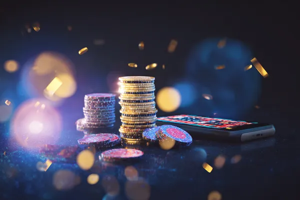 99BA Live Games — Take part in high-energy casino action A glowing roulette wheel with cascading chips, symbolizing the engaging live and instant-win games available on 99BA.